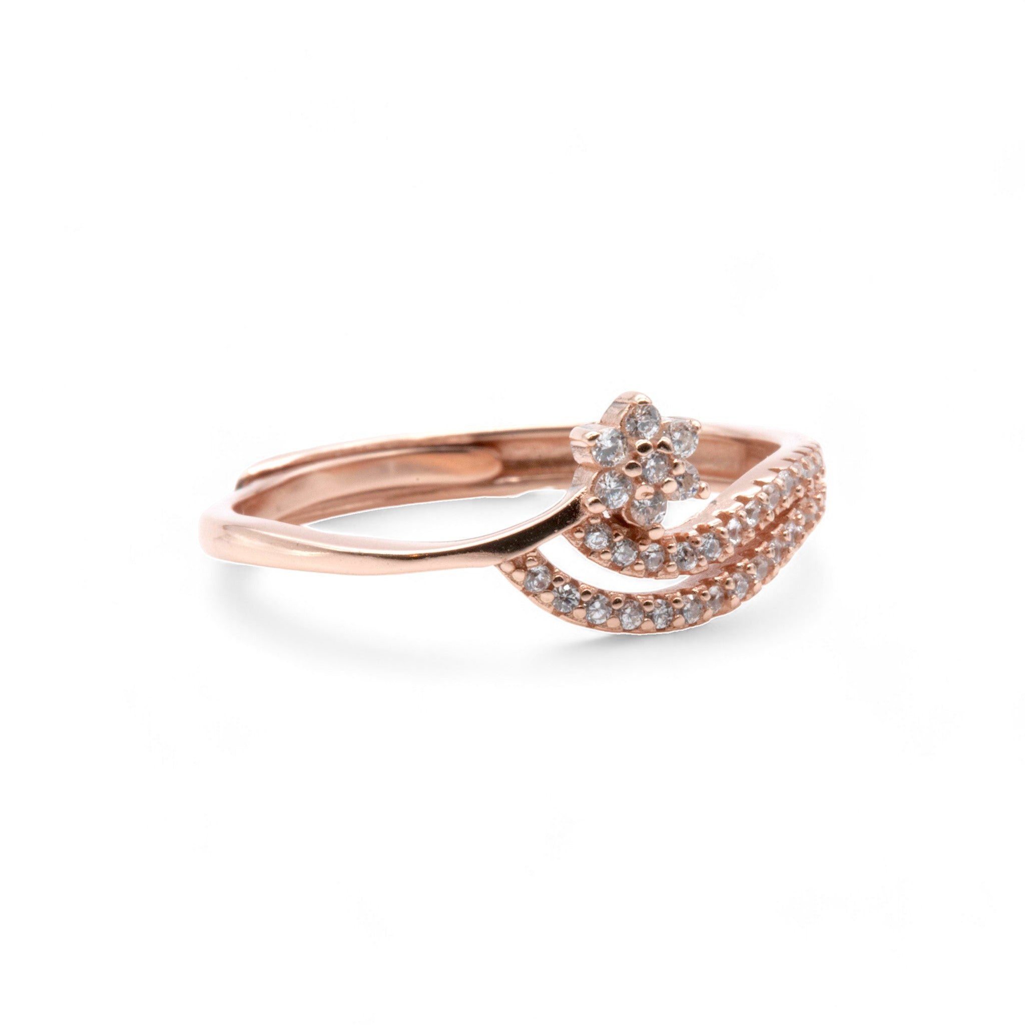 Twisted Flower Ring